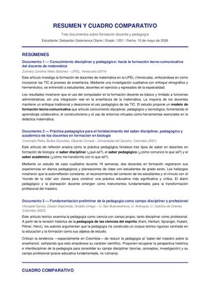 Resumen Comparativo