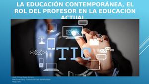 Tecnología De La Información Y La Comunicación (Tic) En La Educación
