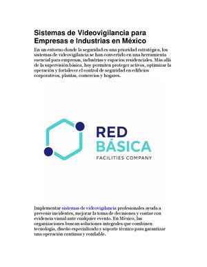 Sistemas De Videovigilancia Para Empresas E Industrias En México