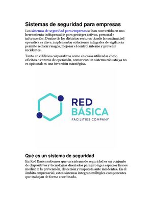 Sistemas De Seguridad Para Empresas
