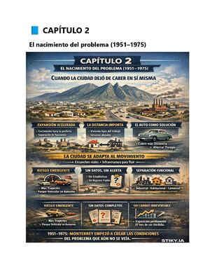 T2-CAP-2 El nacimiento del problema (1951–1975) Los Mercenarios De La Movilidad Y La Seguridad Vial Monterrey  Por Stiky.IA 2026