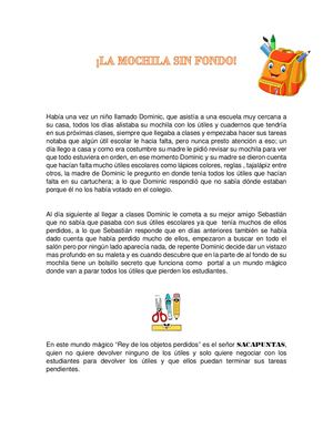 La Mochila Sin Fondo Sergio Esteban Castro Zea 302