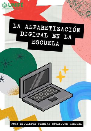 La Alfabetización Digital en la escuela