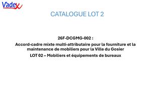 Catalogue Lot2 Gosier 1205