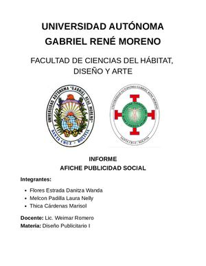 Informe Publicidad Social