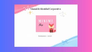 Manual de Identidad Corporativa Minime Shop