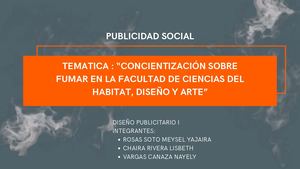 Publicidad Social Habitat Sin Humo