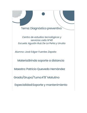 Diagnostico Preventivo