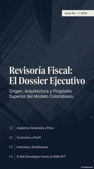 Revisoría Fiscal Executive Dossier