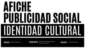 PUBLICIDAD SOCIAL