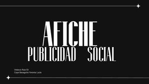 Afiche Publicidad Social