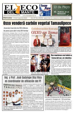 Miércoles 13 de mayo de 2026