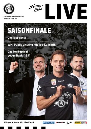 SturmEcho LIVE 2025/26, Nr. 16: Sturm – SK Rapid