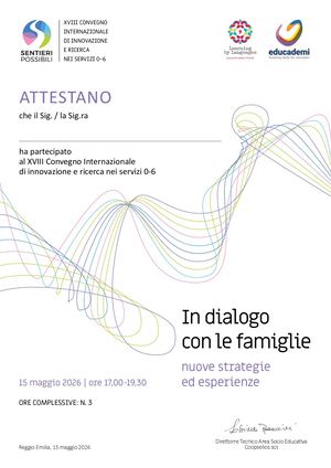 Attestato Sentieri