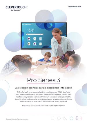 Catàleg Clevertouch Pro Series 3