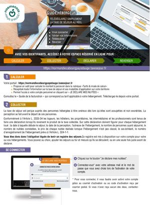 Guide de la télédéclaration avec taxe additionnelle