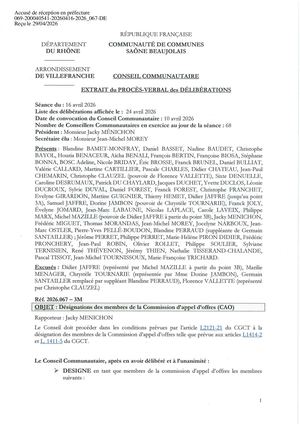 2026 067 TPN Désignation CAO