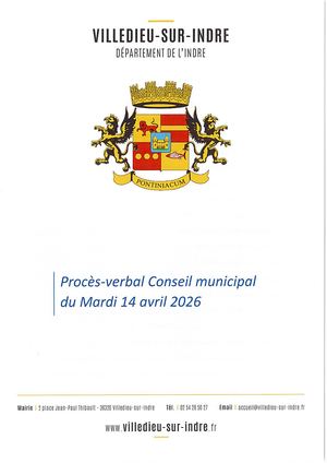 Procès-verbal du Conseil municipal du 14 Avril 2026
