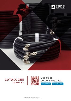 Catalogue 2026 - Câbles et cordons coaxiaux