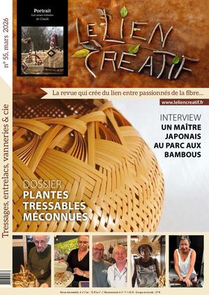 Le Lien Créatif 55, magazine vannerie