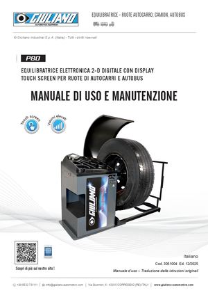 P80 EQUILIBRATRICE Manuale Uso IT 12 2025