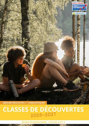 Brochure Classes Découvertes 2026