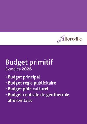 Budget Primitif - Exercice 2026 - Alfortville