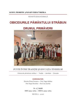 Revista nr 1 2026 „Obiceiurile pământului străbun"