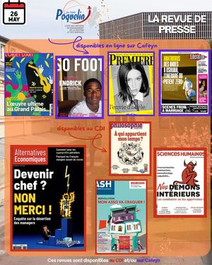 La revue de presse du lycée Poquelin - Mai 26