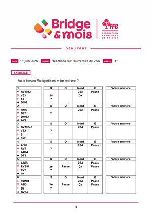 19. Bridge&mois Debutant Exercice Juin 2026