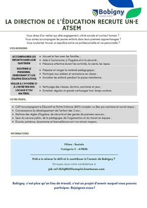 Atsem Direction De L'éducation