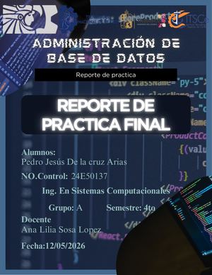 Reporte De Practica Final
