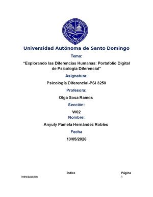Portafolio Anyuly Psicología Diferencial
