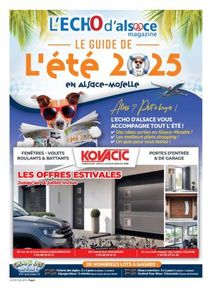 Echo d'Alsace - Guide de l'été 2025 - Maquette et Tarifs - Archive