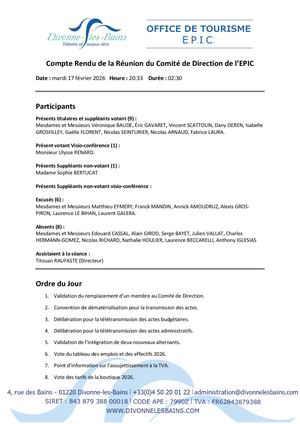 Cr Codir 17 Février 2026