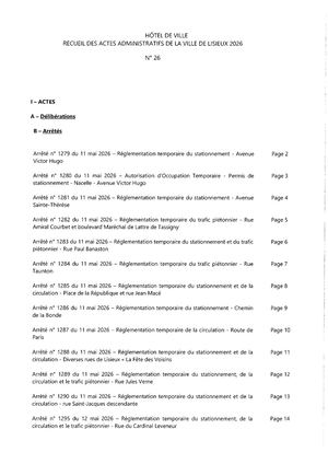 Recueil N° 26