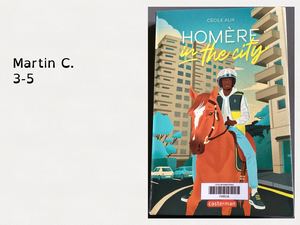Martin présente « Homère in the city» de Cécile Alix