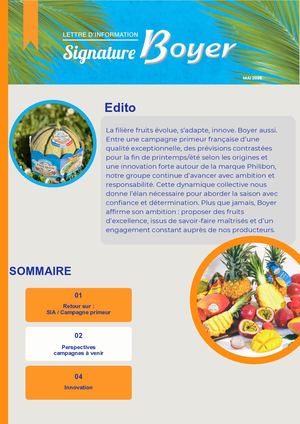 Newsletter Boyer Juin 2026