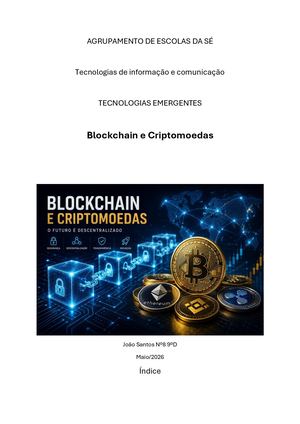 Blockchain e Criptomoedas