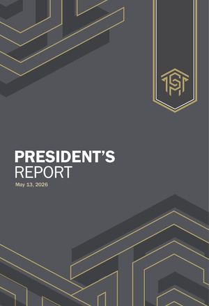 President's Report May 2026