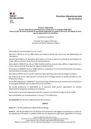 Ap 2026 18758 Chasse Ouverture Specifique