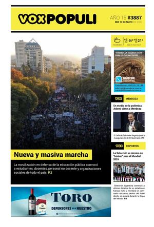 Tapa Vox Miércoles 13 05 2026