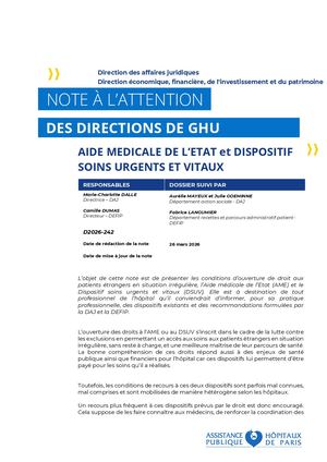Aide médicale de l'État et dispositif soins urgents et vitaux : les conditions d'ouverture