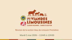 2026 05 05 Diapositives présentées lors de la réunion De La Section Veau De Limousin Promotion