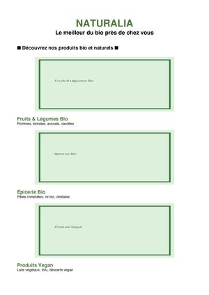 Prospectus Naturalia Produits