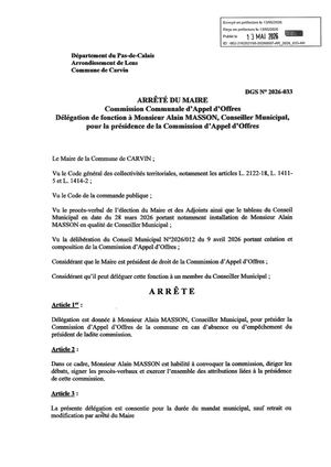 Délégations de fonctions CCAO CCSPL CDSP