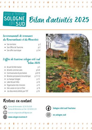 Bilan d'activités 2025