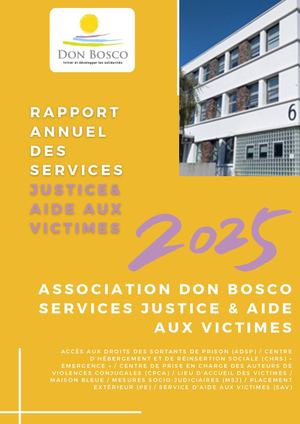 Livret des activités Justice & Aide Aux Victimes 2025 _ ASSOCIATION DON BOSCO