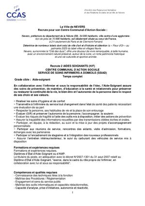 Aides Soignants