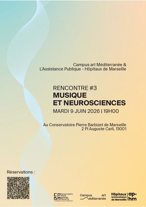 Flyer Musique & Neurosciences #3 9 juin 2026